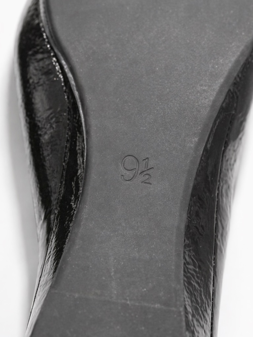 Vintage Coach “Coach and Four” Black Patent Snakeskin Cap Toe Flats 9.5 - Picture 13 of 14